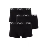 Emporio Armani Herren Shorts Vorteilspack - Trunks, Pants, Unterwäsche, Stretch Cotton schwarz S