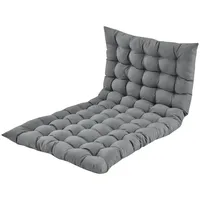 [en.casa] Bodenkissen, Hellgrau, Textil, Füllung: Baumwollfüllung, 120x5x60 cm, Wohntextilien,
