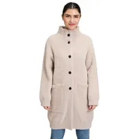 Amber & June Strickjacke »Winter-Strickjacke mit aufgesetzter Brusttasche