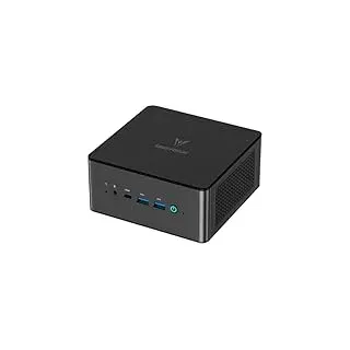 MINIS FORUM UM890 Pro Mini PC, AMD Ryzen 9 8945HS Prozessor, 8 Kerne/16 Threads bis zu 5,2 GHz, AMD Radeon 780M Grafikkarte, Barebone Version ohne RAM/SSD, HDMI/DP/USB4 × 2, RJ45 2,5 G × 2/Oculink