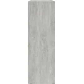 vidaXL Bücherregal 60 x 24 x 76 cm Betongrau