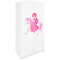 raumhirsch furniture Kinderkleiderschrank 90 x 175 x 52 cm Holzwerkstoff weiß