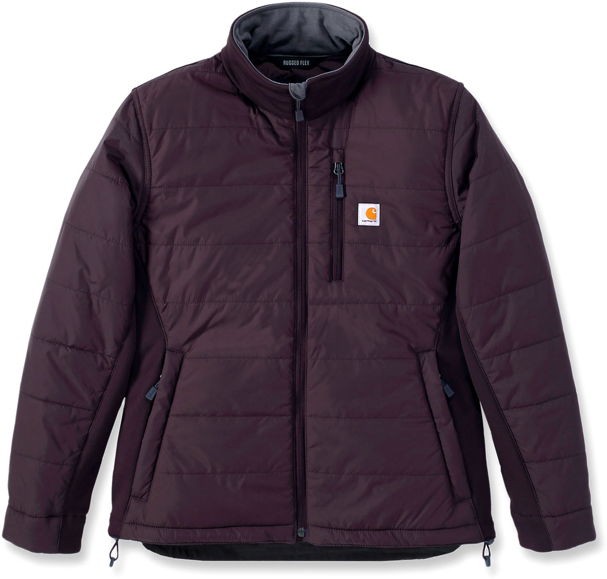 Carhartt Rugged Flex Insulated, Textiljacke - Dunkelrot - M