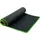 shibby XXL Gaming Mousepad für Tastatur und Maus mit grün vernähten Rändern