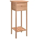 vidaXL Beistelltisch Braun Nussbaum 25 x 25 x 60 cm