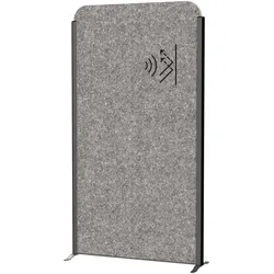 Stellwandsystem MAULcocoon Akustik 100x180 dunkelgr Stand