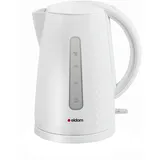 eldom C240SC Wasserkocher | 1,8 Liter Kapazität | Retro Teekocher mit 2000W Leistung | Klassisches Design mit Gittermuster | 360°-Sockel | Wasserstandsanzeige | herausnehmbarer Kalkfilter