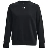Under Armour Rival Fleece Crew Sweatshirt Damen 001 black/white 40