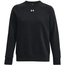 Under Armour Rival Fleece Crew Sweatshirt Damen 001 black/white 40