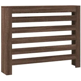 vidaXL Heizkörperverkleidung Braun Eiche 104x20x82 cm Holzwerkstoff