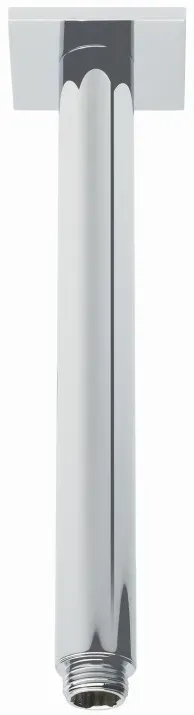KWC Brausenarm L 125, ganzchrom, Rosette eckig, 26000823000 26000823000