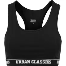 URBAN CLASSICS Bra black | Gr.: 5XL