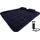 Avenli Luftbett King-Size 203x183x22 cm, aufblasbares Gästebett 2–3 Personen, mit Pumpe und Kissen, CloudCoil, beflockt, bis 300 kg, blau