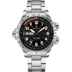 Hamilton Khaki Aviation X-Wind Auto Day Date H77755133 - schwarz,silber - 45mm