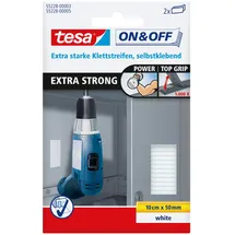Tesa Klettstreifen selbstklebend 100 mm x 50 mm 2 St.