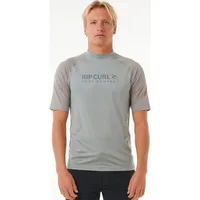 Rip Curl Shock Upf Kurzarm-rashguard - light grey marl