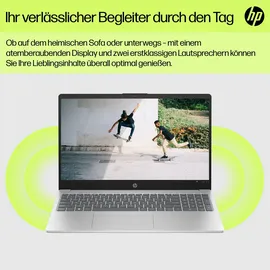 HP 15,6" FHD IPS Laptop silber CoreTM 7 150U 16GB/512GB SSD Win11 15-fd1075ng