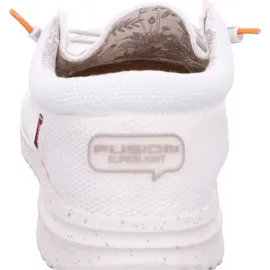 Fusion Mokassins Schnürschuhe Herren, Weiß 43 EU