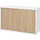 bümö Aktenschrank 2 Ordnerhöhen 80 x 40 x 180 Weiß