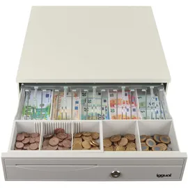 IGGUAL IRON-3W 41 cm RJ-11 Coin Drawer - White