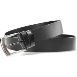 Schwarze Ledergürtel Armodo Herren Elegant, 115