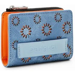 Desigual Damen Geldbörse Emma 2.0 Mini Denim Raw