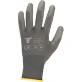Stier Montagehandschuhe Polyester mit PU-Beschichtung grau Größe 9