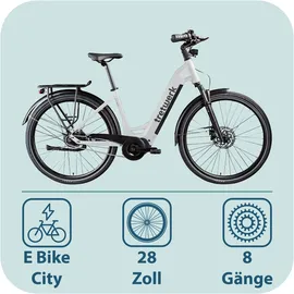 Tretwerk Amber Nexus 2023 28 Zoll RH 155 - 185 cm Damen gold/weiß