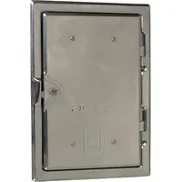 M�ck Möck aus Edelstahl V2A Kamin Kamintür Putztüre Lüftungstür