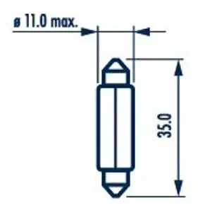 NARVA Glühlampe, Türleuchte 171253000