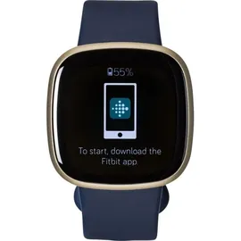 Fitbit Versa 3 nachtblau/aluminium softgold