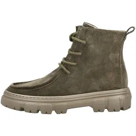Paul Green Stiefelette Veloursleder", Damen, oliv, Größe 38
