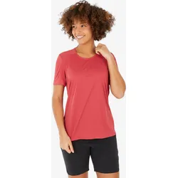 Wandershirt Damen kurzarm - MH500 hellorange M