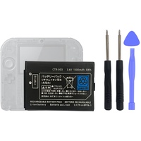 HIGHAKKU Ersatzakku Batterie CTR-003 kompatibel mit Nintendo-2DS / New 2DS XL / 3DS CTR-001 MIN-CTR-001 N3DS Wii U Pro Controller C/CTR-A-AB