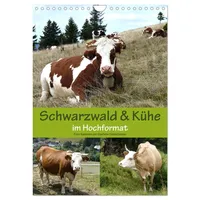 Calvendo Schwarzwald und Kühe im Hochformat (Wandkalender 2026 DIN