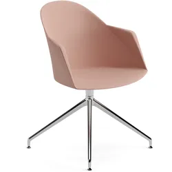 Arper Cila Armsessel, kunststoff, aluminium / terrakotta #2229