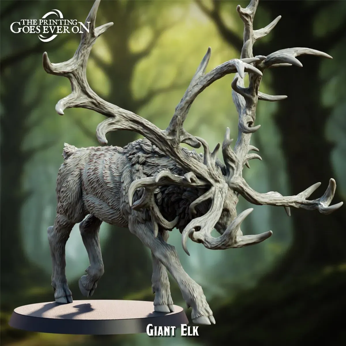 Giant Elk aus Heart of the Forest von The Printing Goes Ever On