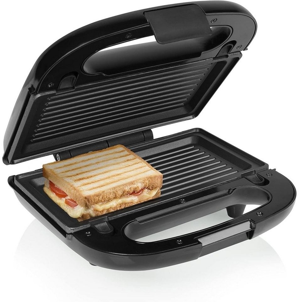 Tristar 3-in-1-Sandwichmaker Tristar 3-in-1 Sandwichmaker Toaster Waffeleisen Toast Grill Panini An schwarz|silberfarben