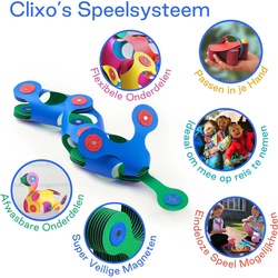 Clixo Magnetisches Bauspielzeug Itsy