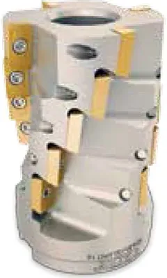Igelfräser 80mm Durchmesser 25 Schneiden für Wendeplatten APKT 1604