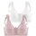 PETITE FLEUR Soft-BH Damen rosa+weiß Gr.85F