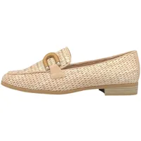 Marco Tozzi Damen Slipper mit Blockabsatz Elegant, Beige (Powder),
