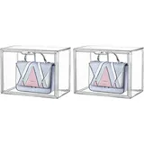 Famanu Schuhboxen Stapelbar und Transparent - Kunststoff