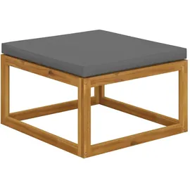 vidaXL 11-tlg. Garten-Lounge-Set mit Auflagen Massivholz Akazie