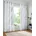 MY HOME Gardine Ösen 2 Stk tlg Voile Polyester 734482-2 weiß/silberfarben/grau