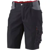 BP Workwear 1792-555-32 Shorts - Elastischer Rückenteil - Ergonomischer Schnitt - 65% Polyester, 35% Baumwolle - Normale Passform - Größe: 60n - Farbe: schwarz/dunkelgrau