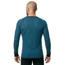 Devold of Norway Wool Mesh 190 Langarm-T-Shirt Flood/Caviar S