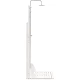 vidaXL Gartendusche Weiß 225 cm