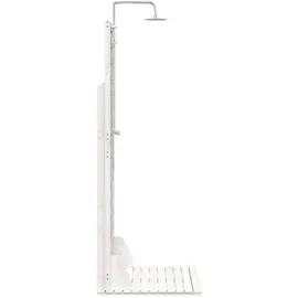vidaXL Gartendusche Weiß 225 cm