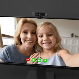 j5create USB 4K Ultra HD Webcam Schwarz